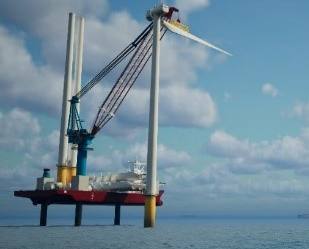 Digitale simulatie van offshore windinstallatie uit DIGIREAL (BUas + Fontys).